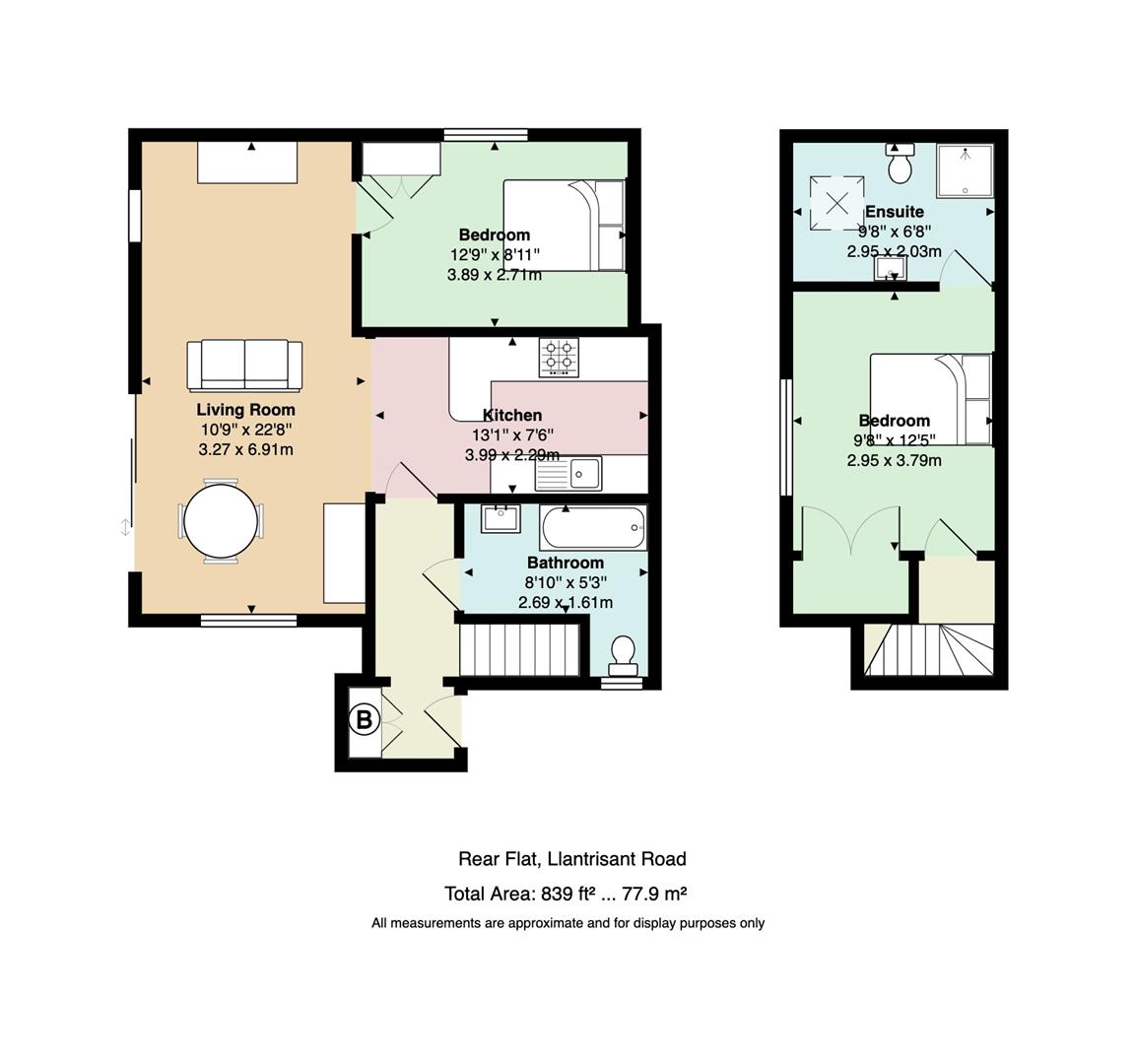 Floorplan for Llantrisant Road, Llandaff, Cardiff